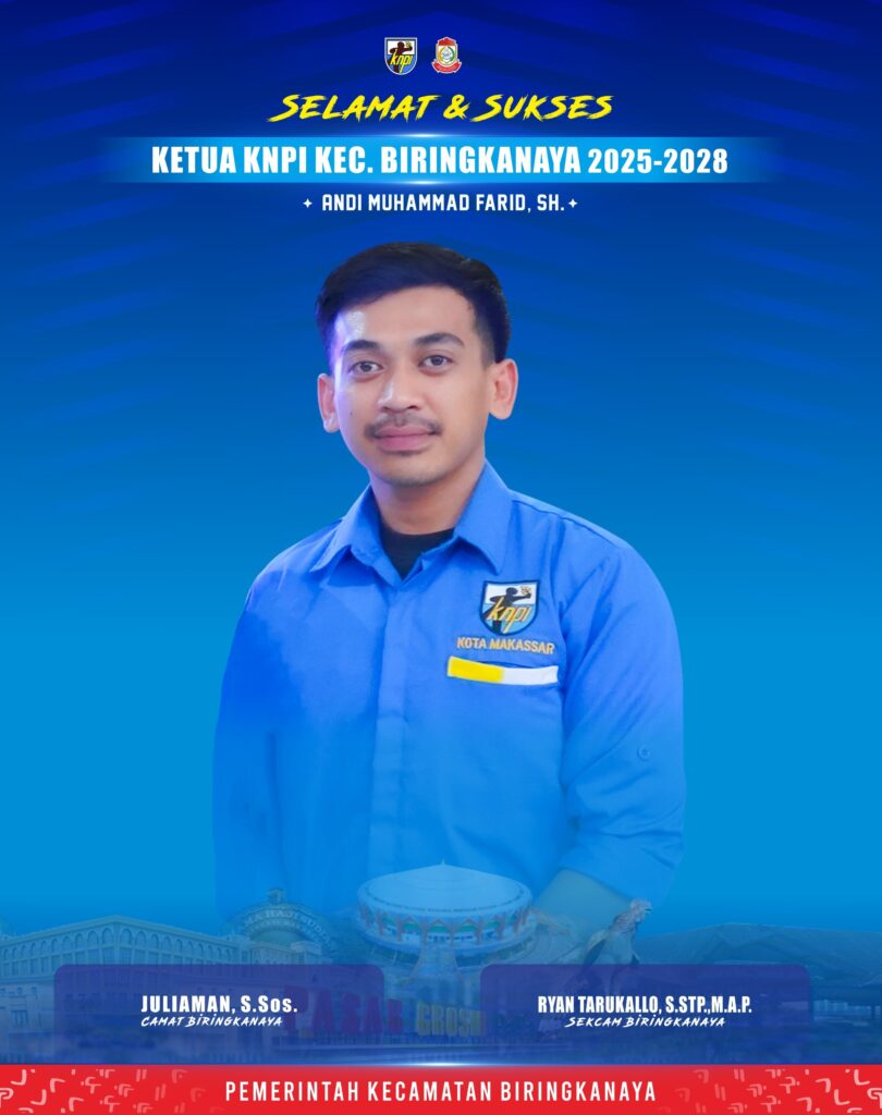 Muscam KNPI Biringkanaya, Andi Muhammad Farid Tunggal Jadi Kandidat Ketua