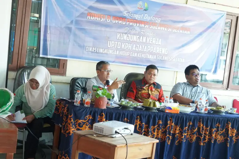 Komisi B DPRD Sulsel Sambangi UPTD KPH Cenrana Ajatappareng Barru