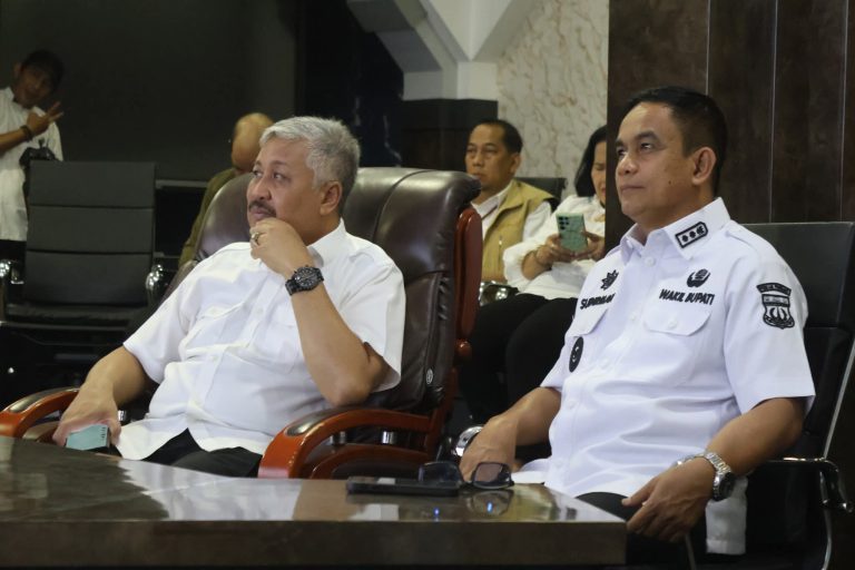 Bupati Pinrang Ikuti Rakor Percepatan Penuntasan TB Secara Daring