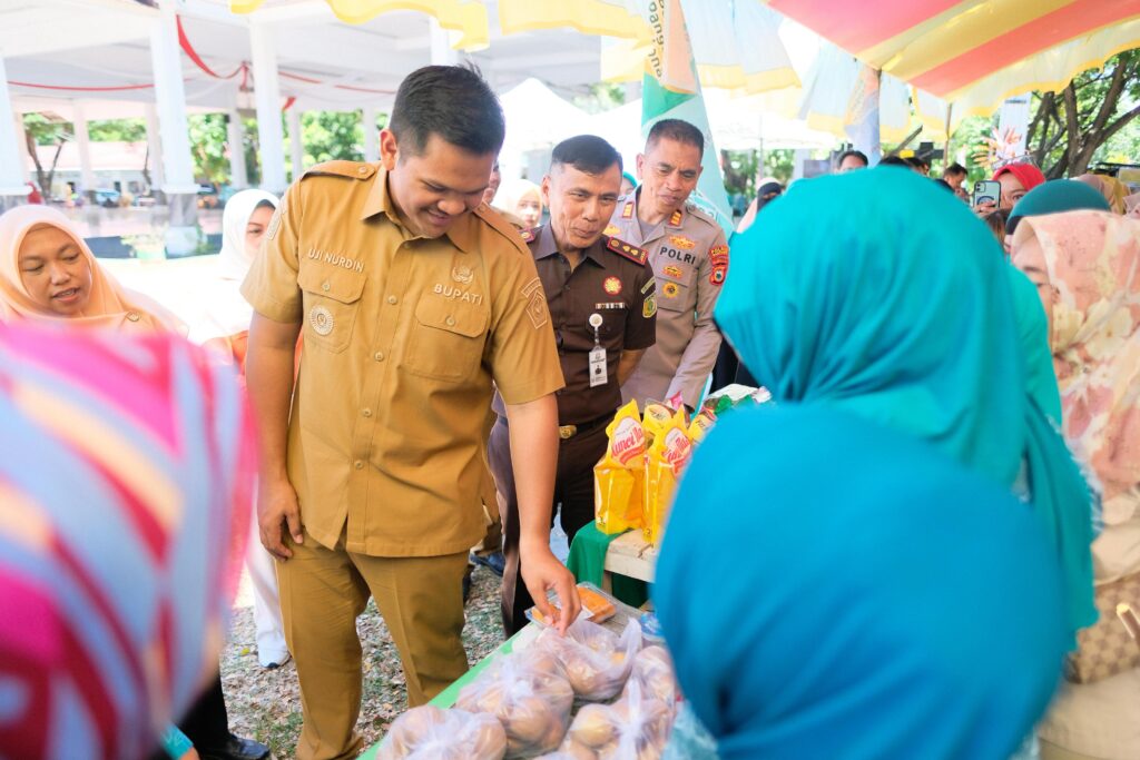 Bupati Bantaeng Pantau Pelaksanaan Gerakan Pangan Murah Serentak