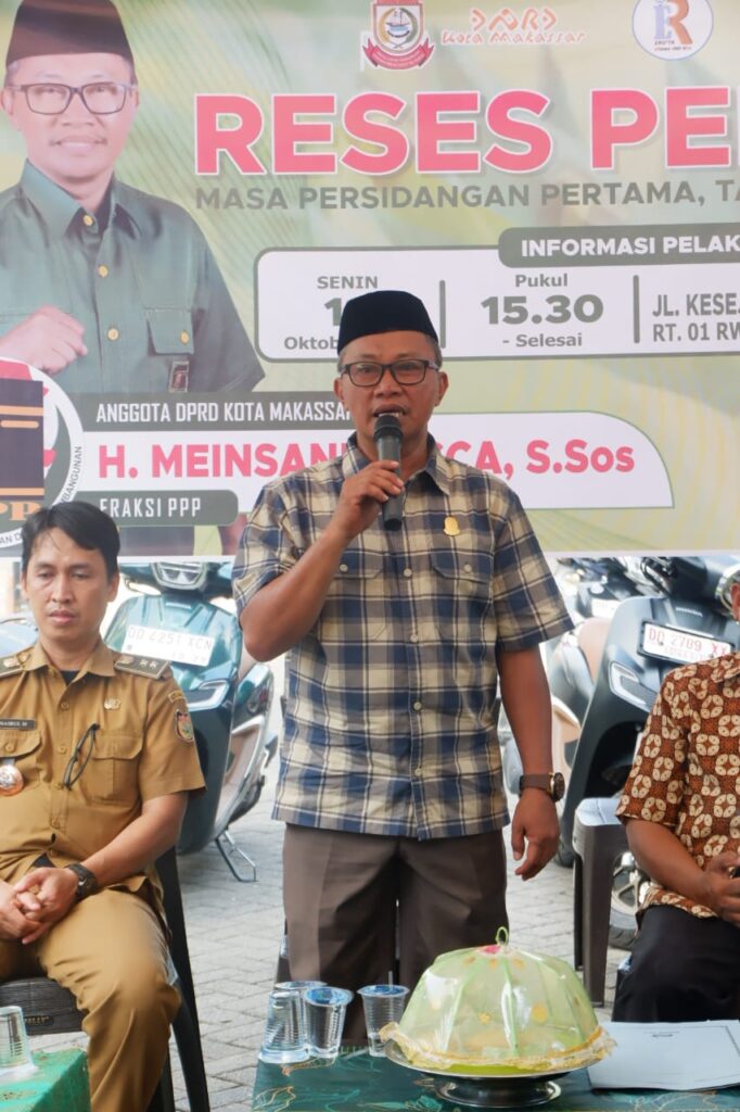 Meinsani Serap Aspirasi Warga BTP Blok C RW 09 Kelurahan Buntusu