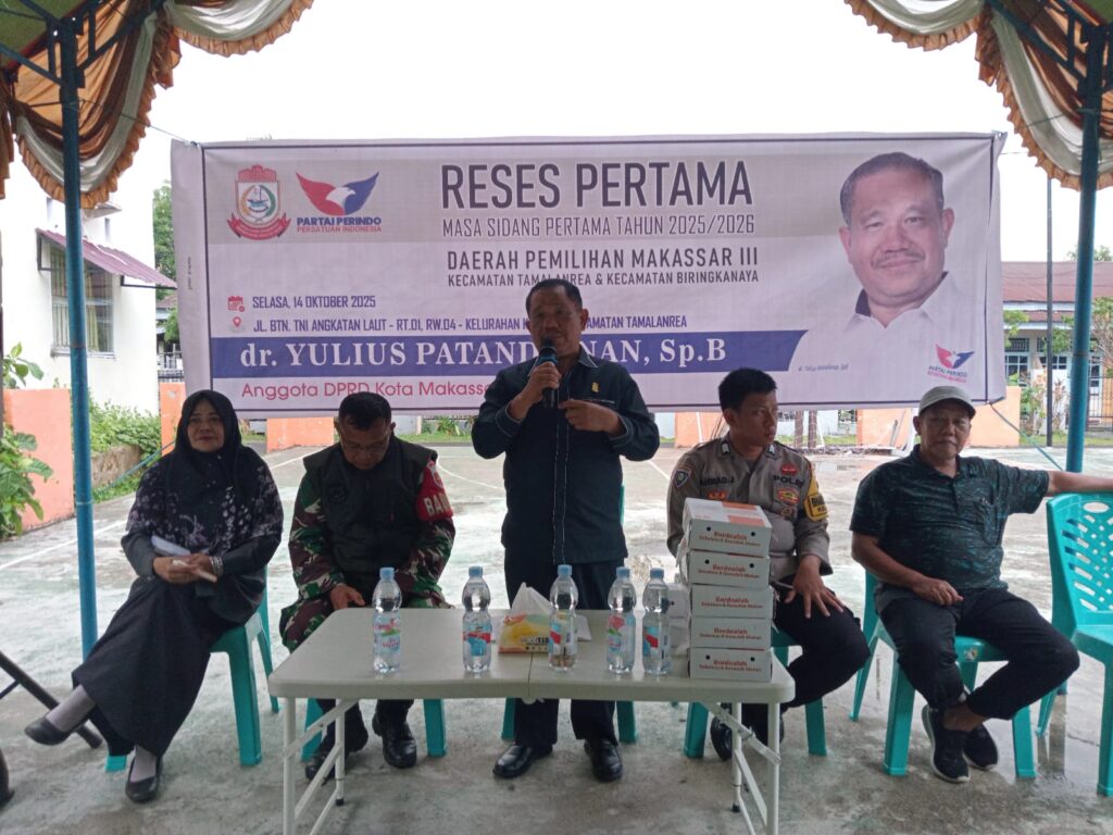 Yulius Patandianan : Reses Wujud Komitmen Menyerap Aspirasi Masyarakat