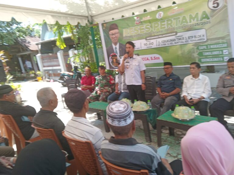 Lurah Buntusu Hadiri Reses Anggota DPRD Makassar H.Meinsani Kecca