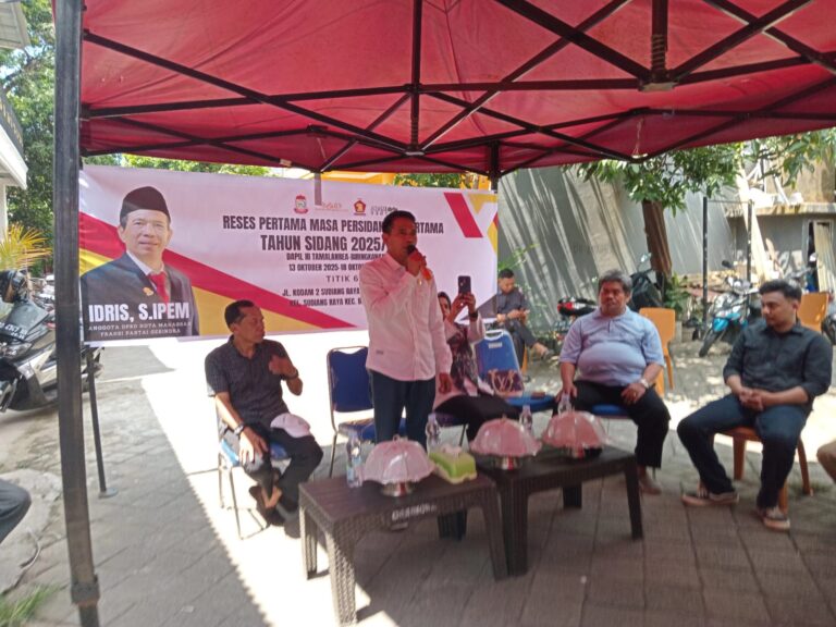 Reses Anggota DPRD Makassar Idris Serap Aspirasi di Dapil 3