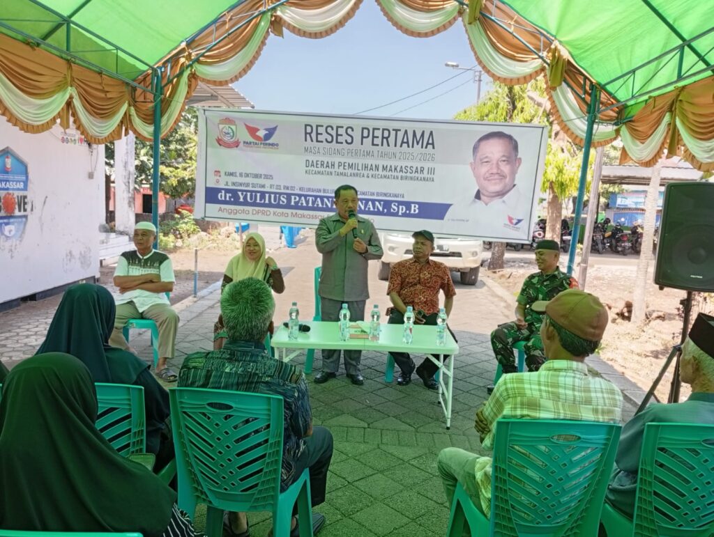 Yulius Patandianan Gelar Reses di RW 02 Kelurahan Bulurokeng, Warga Keluhkan Air Bersih dan Drainase