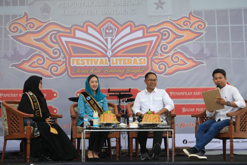 Bunda Literasi Bantaeng, Gunya Paramasukhaputri Meriahkan Hari Kedua Library Pop-Up Fest