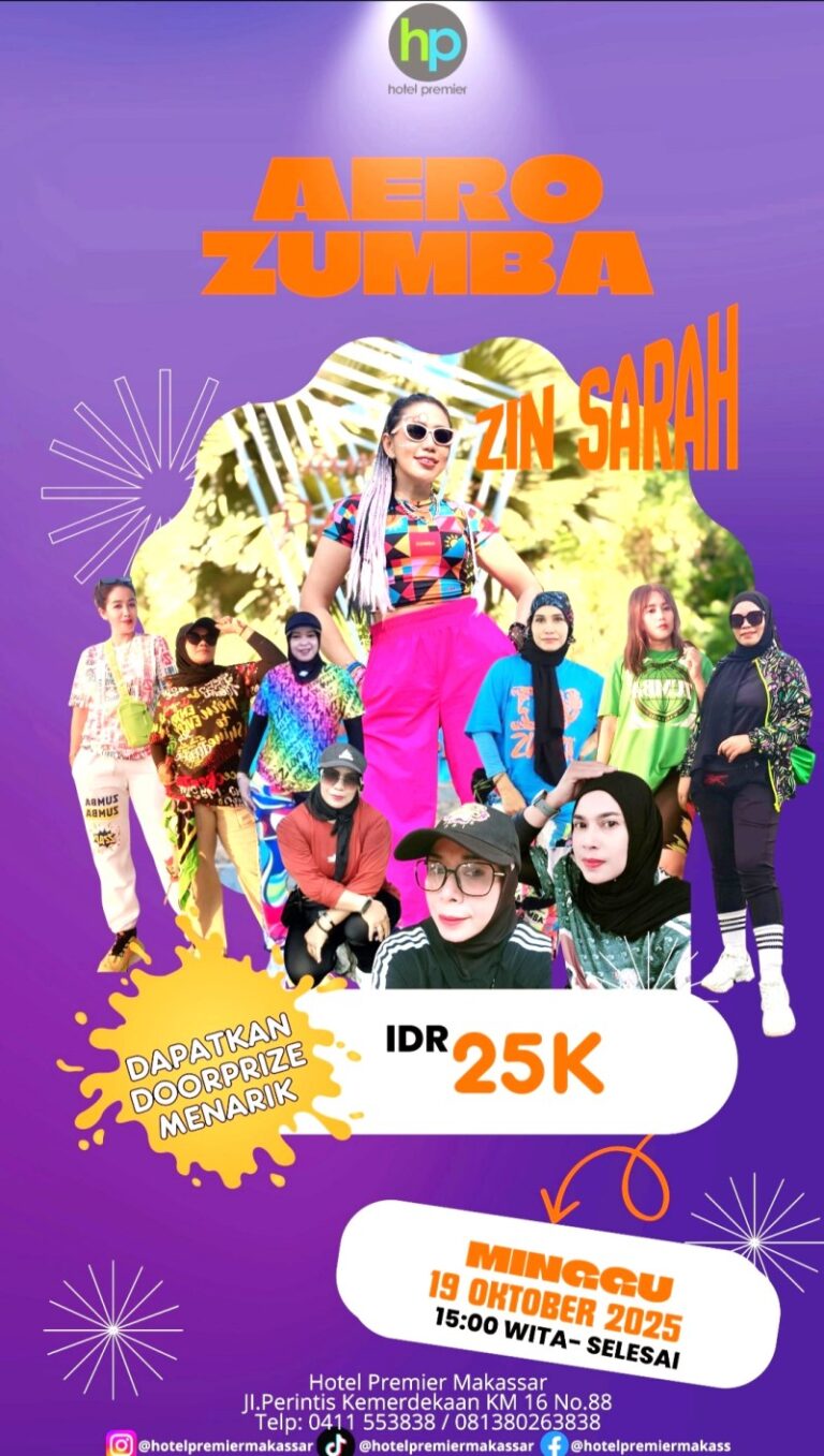 Hotel Premier Makassar Kembali Gelar Senam Aero Zumba