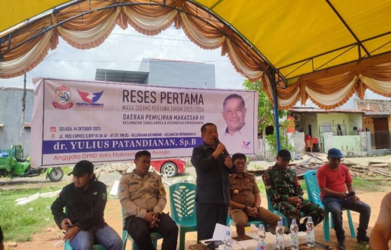 Yulius Patandianan : Reses di Katimbang, Warga Keluhkan Banjir