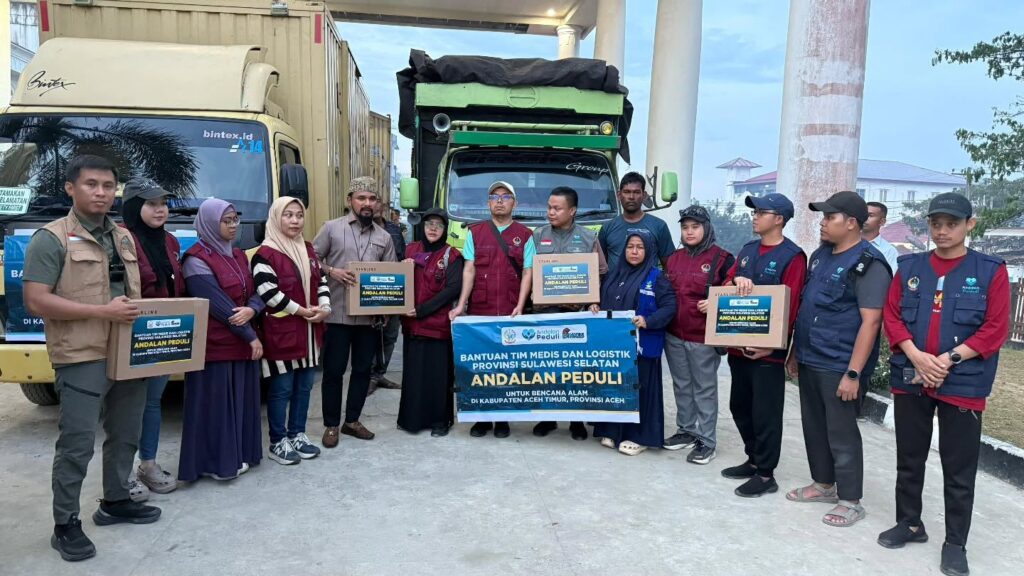 Gubernur Sulsel Salurkan Bantuan Rp1 Miliar ke Aceh Timur