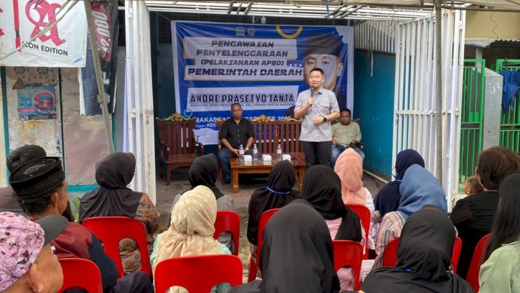 Anggota DPRD Sulsel Andre Prasetyo Laksanakan Pengawasan APBD 2025 di Kelurahan Balana