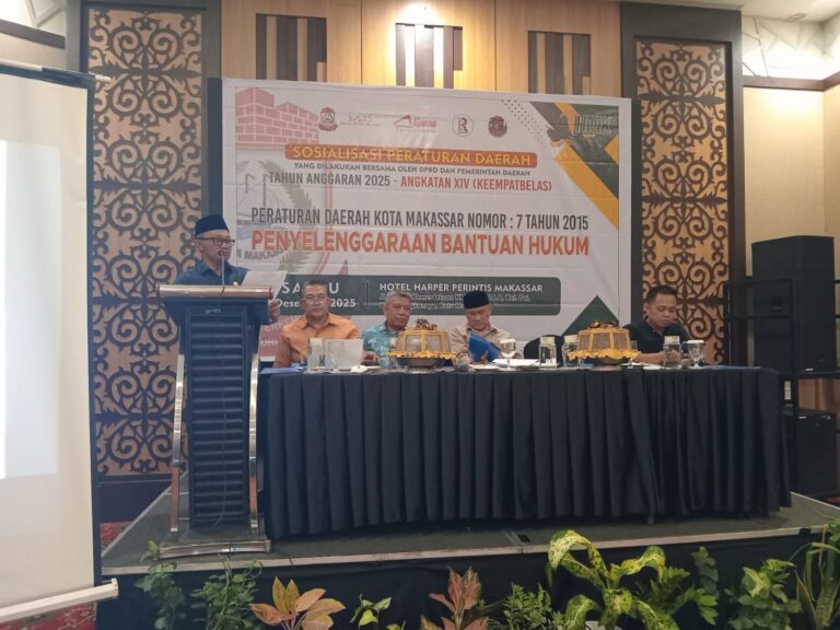 Anggota DPRD Makassar Meinsani Kecca Sosialisasikan Perda Penyelenggaraan Bantuan Hukum
