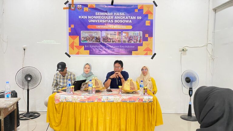 Lurah Katimbang Hadiri Penutupan Program KKN Non Reguler Angkatan 59 Unibos
