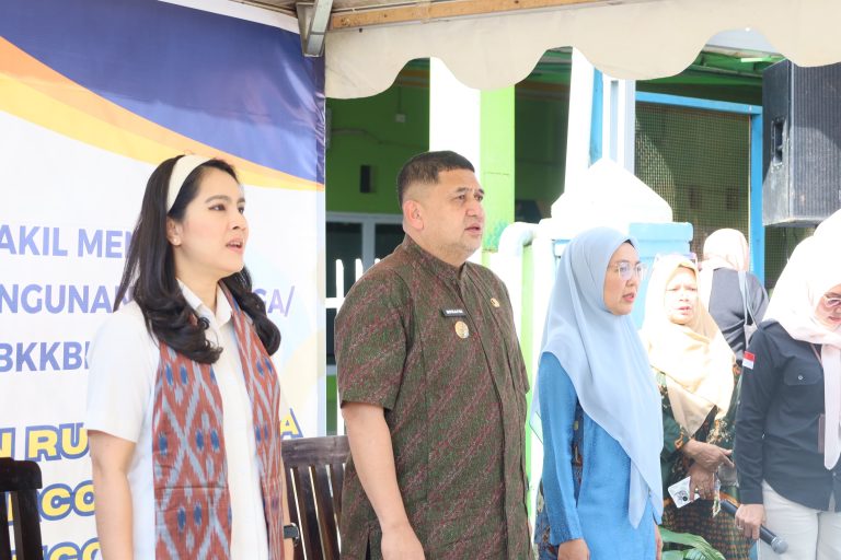Kompak, Wali Kota dan Ketua TP KK Makassar Dampingi Wamendukbangga Tinjau Kampung KB dan Program MBG