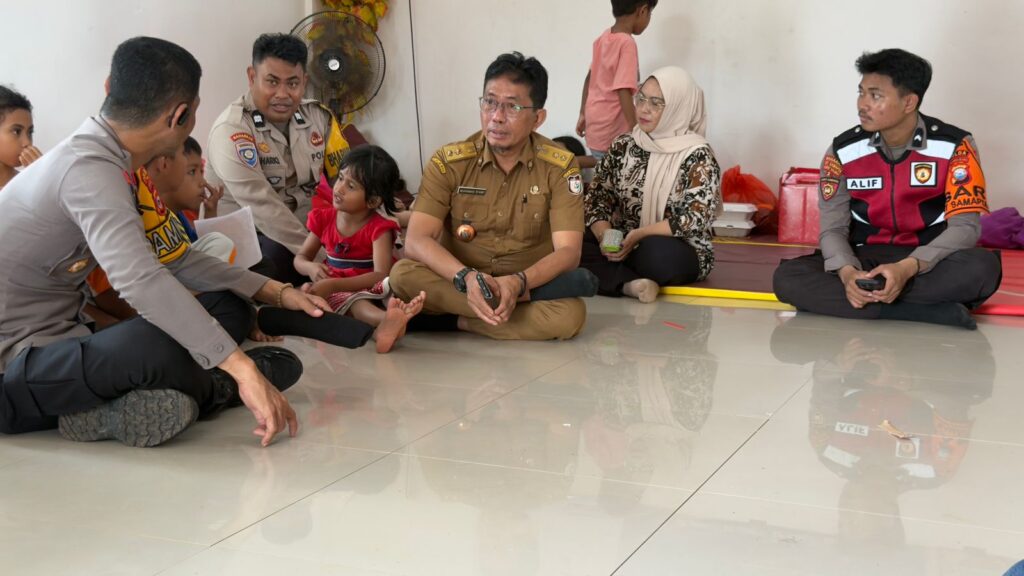Lurah Katimbang Terima Kunjungan Rescue Pammat Polda Sulsel