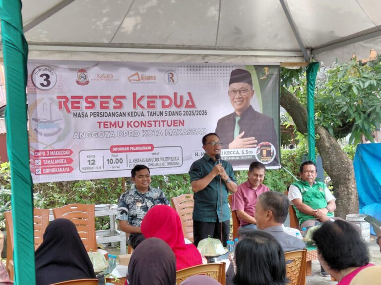 Gelar Reses, Meinsani Kecca Siap Perjuangkan Aspirasi Masyarajat Dapil 3