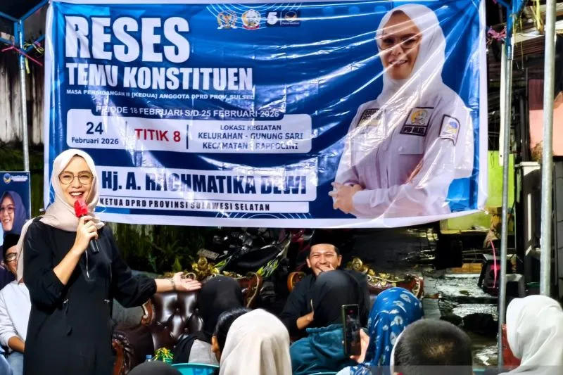Ketua DPRD Sulsel Laksanakan Reses di Kelurahan Gunung Sari