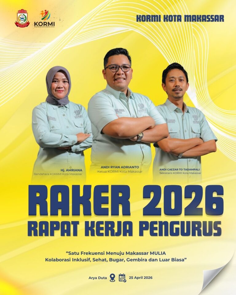 Gelar Raker 2026, KORMI Makassar Usung Tema “Satu Frekuensi Menuju Makassar Mulia”