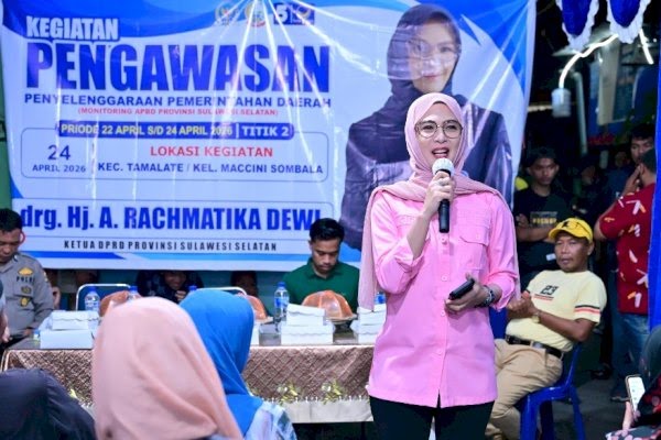Ketua DPRD Sulsel Rachmatika Dewi Laksanakan Pengawasan di Dapilnya