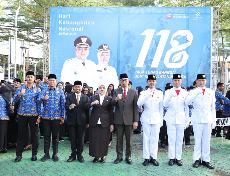 Aliyah Pimpin Upacara Hari Kebangkitan Nasional ke-118 Lingkup Pemkot Makassar