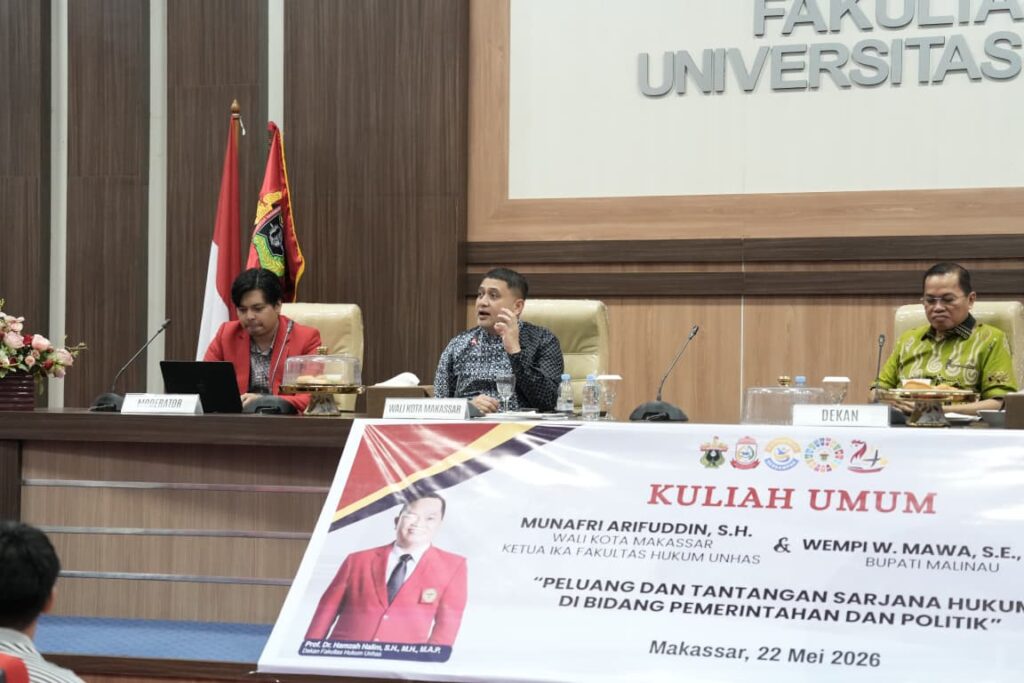 Kuliah Umum di FH Unhas, Appi Cerita Perjuangan hingga Jadi Wali Kota Makassar