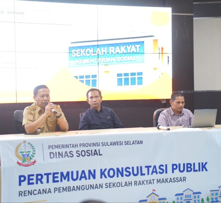 Camat Biringkanaya Maharuddin Buka Konsultasi Publik Studi Amdal Pembangunan Sekolah Rakyat