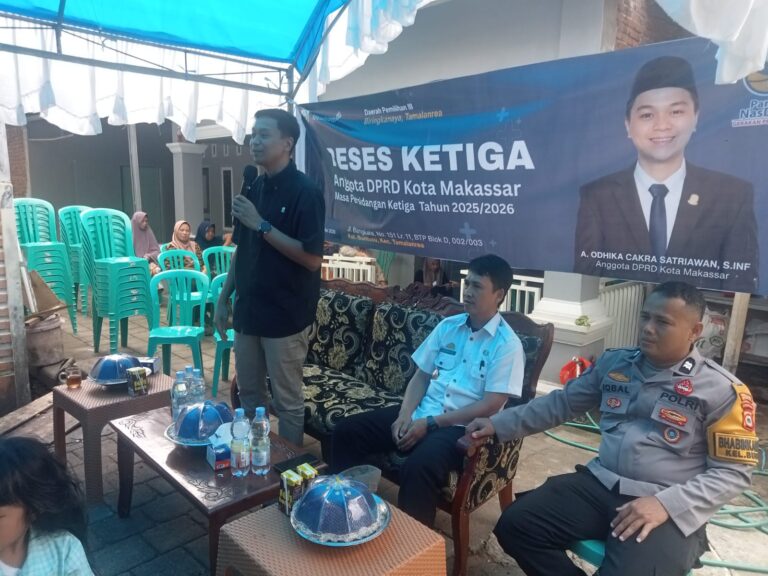 Andi Odhika Gelar Reses Ketiga di RW 03 Blok D BTP Kelurahan Buntusu