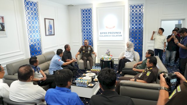 Kajati Sulsel Sambangi Pimpinan DPRD Sulsel