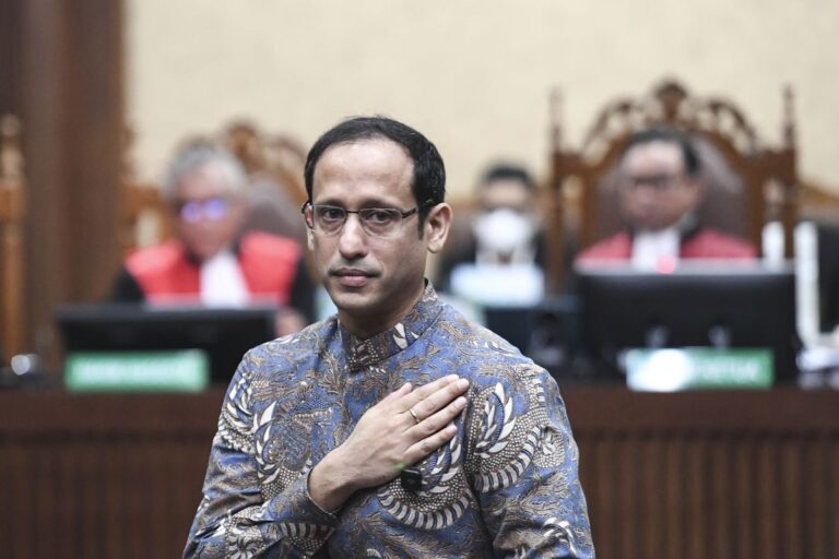 Nadiem Makarim Divonis 10 Tahun Penjara dan Uang Pengganti Rp809 Miliar