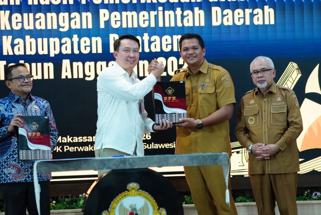 Pemkab Bantaeng Raih Opini WTP Ke-11 Kalinya secara Beruntun