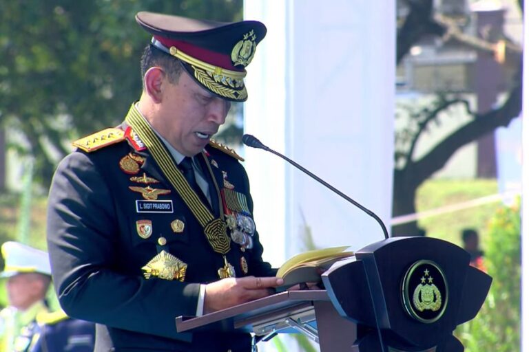 Kapolri Lantik 6 Kapolda Baru Hari Ini