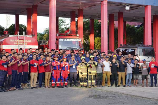 Damkarmat Kota Makassar Luncurkan Inovasi APPI BAHARI