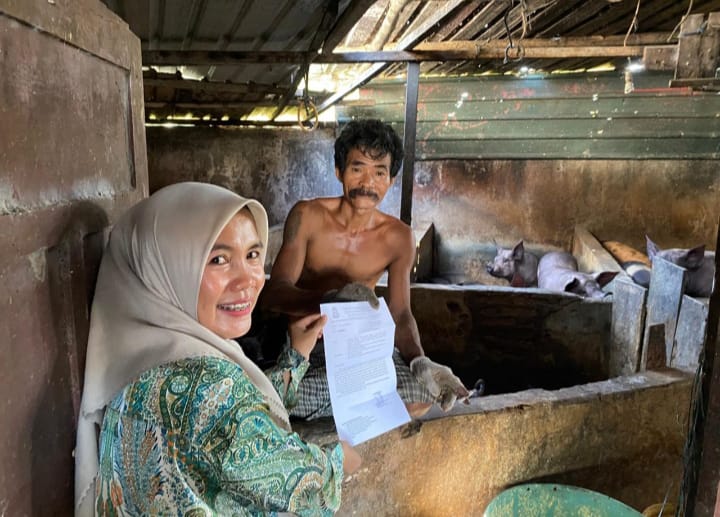 Lurah Panaikang Serahkan Langsung Teguran III kepada Warga Terkait Ternak