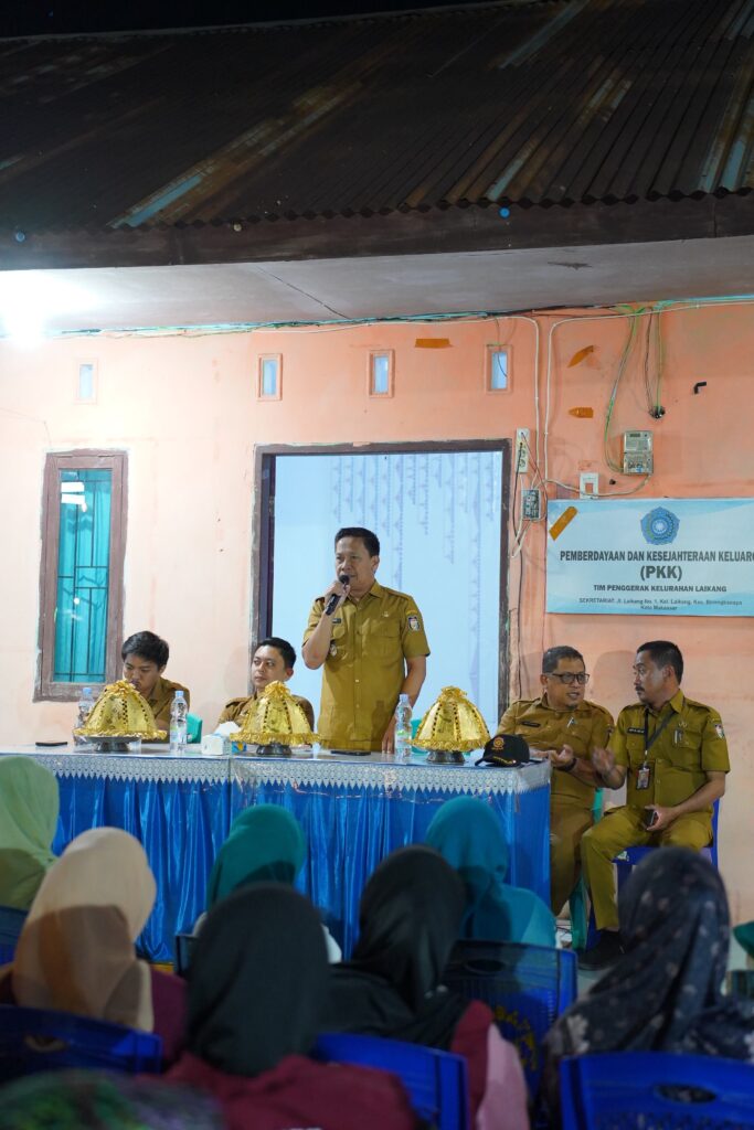 Camat Biringkanaya Gelar Silaturahmi dan Sosialisasi Pengelolaan Persampahan di Kelurahan Laikang