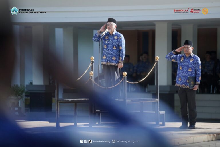 Wabup Bantaeng Pimpin Upacara Hari Kesadaran Nasional, Ajak ASN Terus Berinovasi
