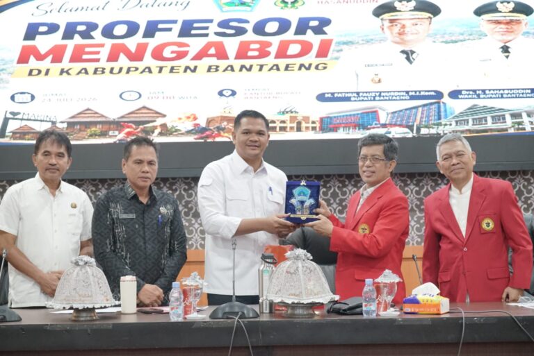 Bupati Bantaeng Sambut Tim Dewan Profesor Unhas