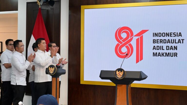 Pemerintah Resmi Luncurkan Logo HUT Ke-81 Kemerdekaan RI