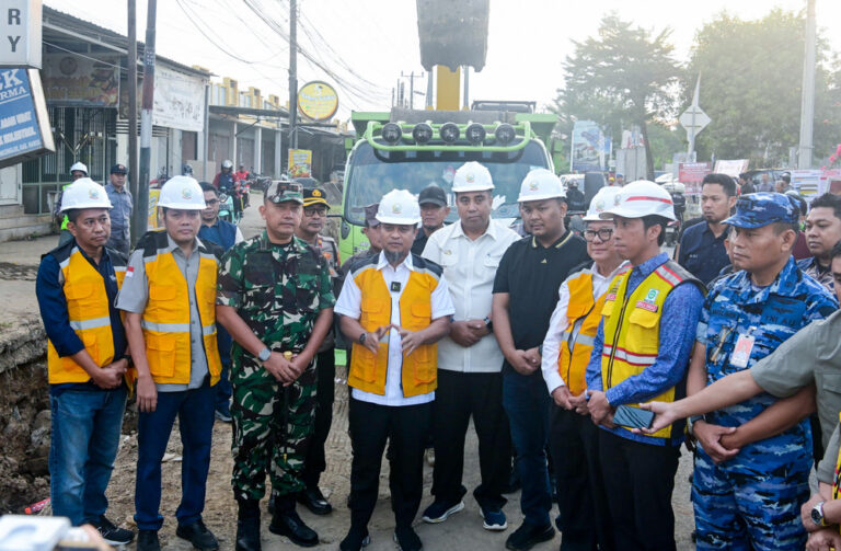 Gubernur Sulsel Groundbreaking Ruas Jalan Moncongloe