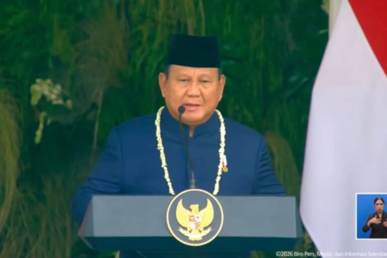 Presiden RI Prabowo Pimpin Upacara Detik-detik Proklamasi di Istana Merdeka