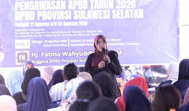 Gelar Pengawasan APBD 2026, Anggota DPRD Sulsel Fatma Wahyuddin Tegas Sampaikan Ini
