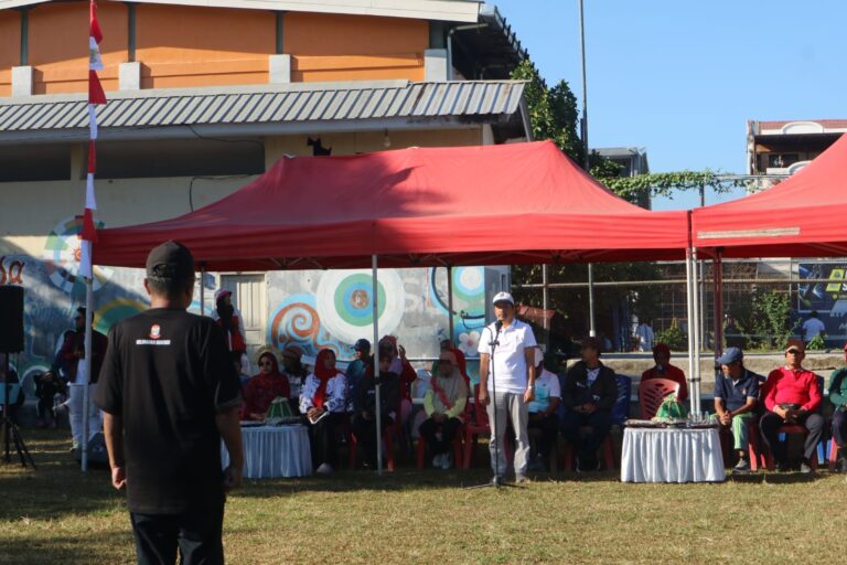 Camat Tamalanrea Buka Perayaan HUT RI ke – 81 Tingkat Kelurahan Buntusu