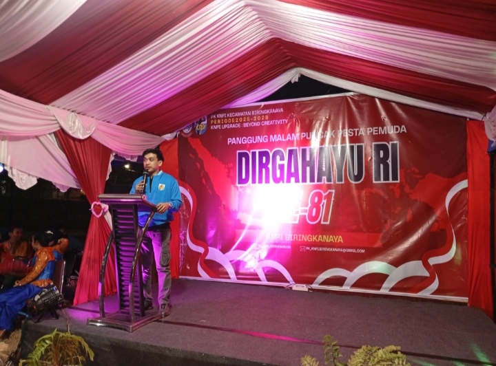 PK KNPI Biringkanaya Gelar Malam Puncak HUT ke-81 RI
