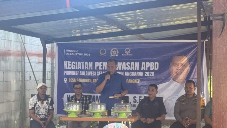 Anggota DPRD Sulsel Muhammad Sadar Gelar Pengawasan APBD di Barabatu Pangkep