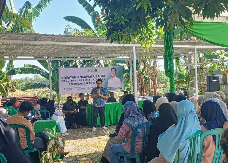 Anggota DPRD Sulsel Salman Laksanakan Pengawasan APBD 2026 di Kelurahan Buntusu