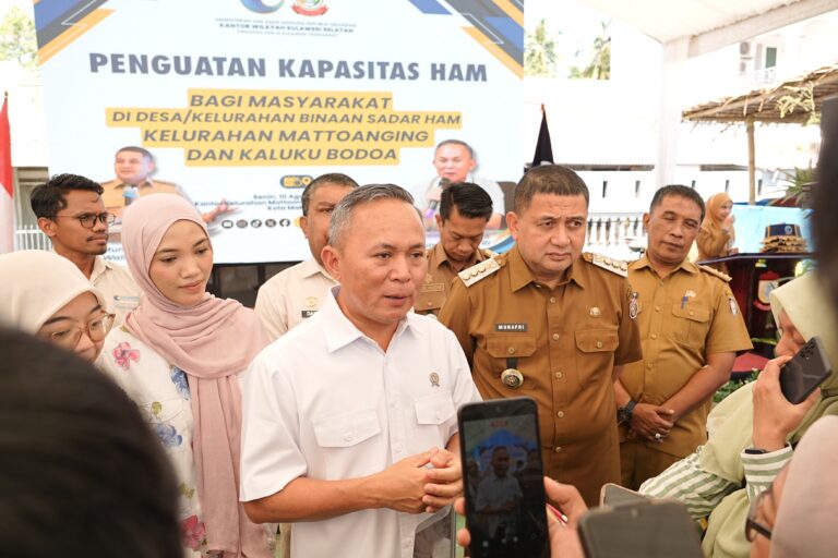 Kota Makassar Jadi Percontohan Nasional, Dua Kelurahan Ditetapkan sebagai Binaan Sadar HAM
