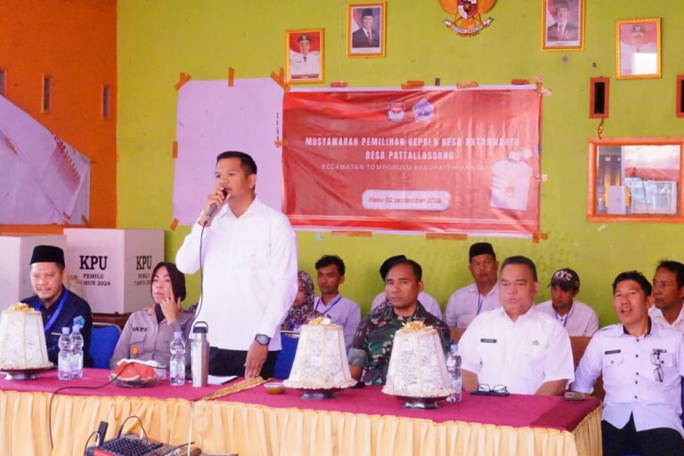 Bupati Bantaeng Tekankan Pilkades PAW Pattallassang Berjalan Demokratis dan Kondusif