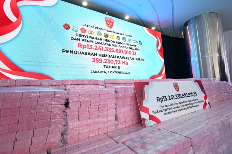 Presiden Prabowo Apresiasi Satgas PKH, Selamatkan 6,2 Juta Hektare Hutan Senilai Hampir Rp400 Triliun