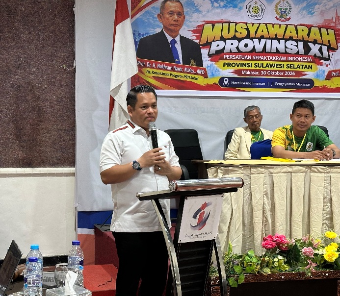 Wakil Ketua DPRD Sufriadi Arif Pimpin PSTI Sulsel