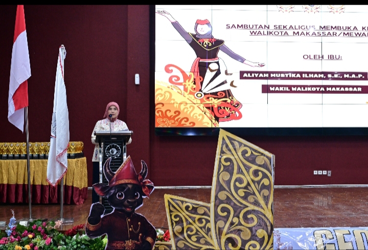 Wakil Wali Kota Makassar Aliyah Mustika Ilham Buka GEOMETRI 2026 di UNM