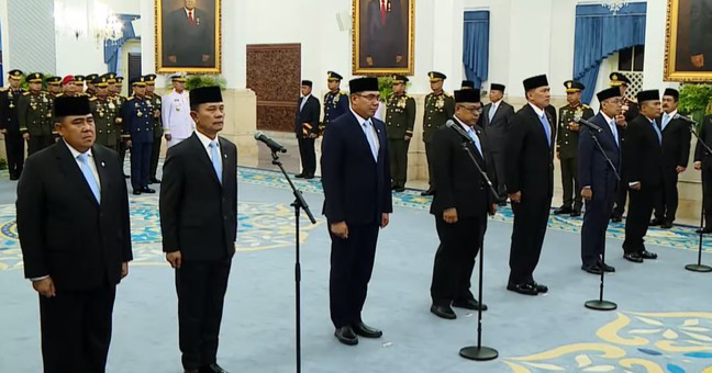 Presiden Prabowo Lantik Sejumlah Pejabat Sore Ini